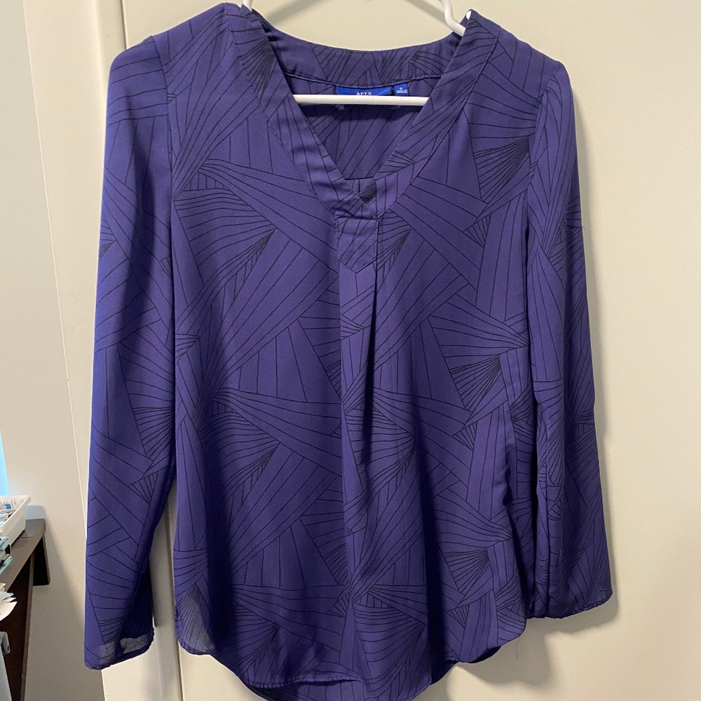 Purple blouse apt 9